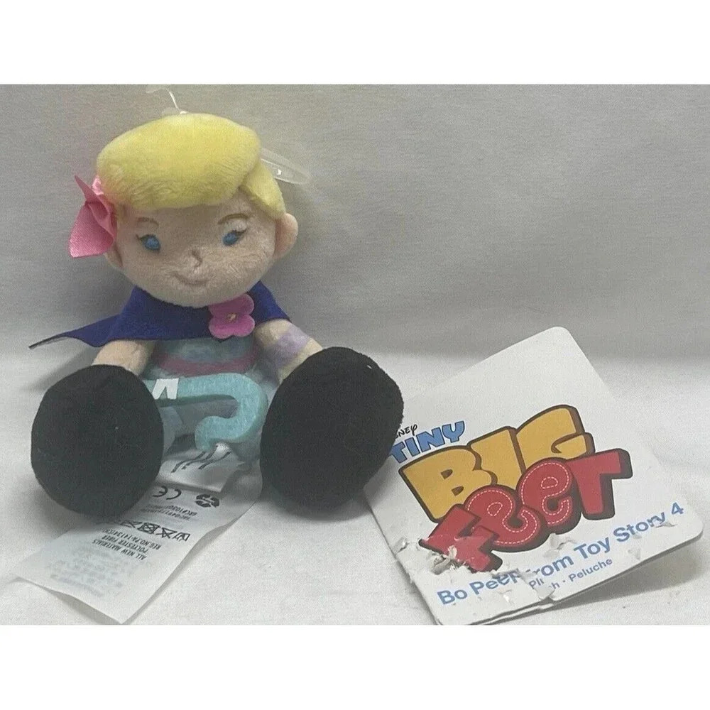 Little Bo Peep Tiny Big Feet Plush Figure Disney Toy Story 4 Pixar Doll 4''
